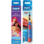 Oral-B Pro Battery Powered Kids Electric Toothbrush, Kids Gifts, 1 Toothbrush head, Featuring Cars Or Princesses Characters for Kids (Disney Characters May Vary)
