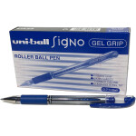 Uni-ball UM151S SigNo Gel Rollerball Comfort Grip 0.7mm Tip 0.5mm Line Blue Ref UM151BLU [Pack 12] (UM151BLU)
