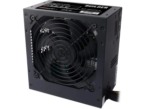 CiT Builder 500W Power Supply, Non Modular, PPFC, 70% Efficiency, 12cm Cooling Fan, An Excellent Entry Level Power Supply, No Power Cable Included | Black