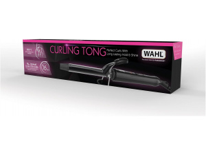 Wahl Curling Tong, Hair Styling Tool, Curling Wand, Ceramic Curlers for Shiny Curls, Corded Hair Curling Wand, Swivel Cord, Quick Heat, Cool Touch Tip, Barrel Clamp, 16mm