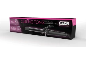 Wahl Curling Tong, Hair Styling Tool, Curling Wand, Ceramic Curlers for Shiny Curls, Corded Hair Curling Wand, Swivel Cord, Quick Heat, Cool Touch Tip, Barrel Clamp, 16mm