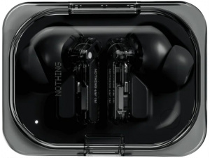 Nothing Ear (a) wireless ear buds with Active Noise Cancelling, Bass Enhance Algorithm and up to 42.5 hours of listening time - Black