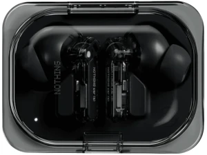 Nothing Ear (a) wireless ear buds with Active Noise Cancelling, Bass Enhance Algorithm and up to 42.5 hours of listening time - Black
