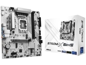 ASRock B760M-X GEN5 Intel 1700 Socket Motherboard Micro-Atx 2X Ddr5 Slots 2X M.2