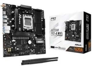ASRock A620AM PRO-A WIFI Amd Socket Am5 Motherboard 4 X Ddr5 Dimm Slots 1 X M.2
