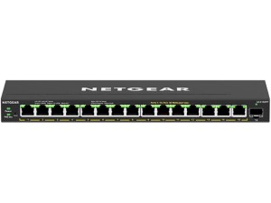 NETGEAR 16-Port PoE Gigabit Ethernet Plus Switch (GS316EPP) - Managed With 15 X PoE+ @ 231W, 1 X 1G SFP Port, Desktop/Wall Mount