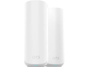 NETGEAR Orbi 370 Series | WiFi 7 Mesh System | RBE372 | Mesh WiFi Router + 1 Satellite | Up To 3.6 Gbps Speed | Covers 3,000 sq. ft | 70 Devices | 2.5GB Internet Port | Dual Band BE3600