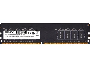 PNY DDR4 RAM Memory 8GB DIMM 3200 MHz Bulked Brand