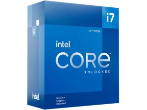 Intel 12th Gen Core i7-12700KF 12 Core Processor 20 Threads, 3.6GHz up to 5.0GHz Turbo Alder Lake Socket LGA1700, 25MB Cache, 125W, Maximum Turbo Power 190W, No Graphics, No Cooler