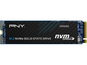 PNY CS1030 1TB M.2 NVMe PCIe Gen3 x4, 2100MB/s Read Speed, 1700MB/s Write Speed Internal Solid State Drive (SSD)