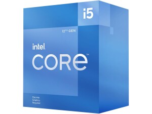 Intel Core i5-12400F 12th Generation Desktop Processor (Base Clock: 2.5GHz, 6 Cores, LGA1700, RAM DDR4 and DDR5 up to 128GB)