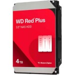 WD Red Plus 4TB NAS 3.5" Internal Hard Drive - 5400 RPM, SATA 6Gb/s, CMR, 128MB Cache
