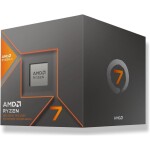 AMD Ryzen 7 8700G Processor (Integrated Radeon Graphics. Ryzen AI. 8 cores / 16 threads. 65W TDP. AM5 socket. 24 MB cache. Boost clock up to 5.1 GHz. Wraith Stealth cooler included)