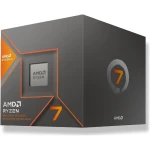 AMD Ryzen 7 8700G Processor (Integrated Radeon Graphics. Ryzen AI. 8 cores / 16 threads. 65W TDP. AM5 socket. 24 MB cache. Boost clock up to 5.1 GHz. Wraith Stealth cooler included)