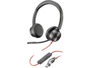 HP Poly Headset Blackwire C8225-M Stereo USB-C/A Teams 8X225AA