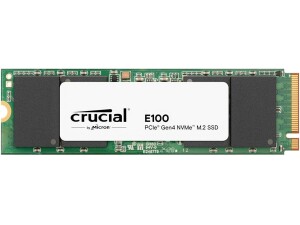 Crucial E100 1TB M.2 NVMe PCIe Gen4 Internal SSD, Up to 5,000MB/s, Laptop & Desktop Compatible - CT1000E100SSD8