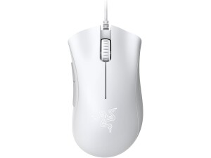 Razer DeathAdder Essential (2021) - Wired Gaming Mouse (Optical Sensor, 6400 DPI, 5 Programmable Buttons, Ergonomic Form Factor) White