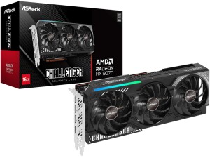 ASROCK VGA RX9070 CL 16G, AMD, RX9070, 16GB, GDDR6, 256BIT, 2HDMI + 2DP (3 Fans)