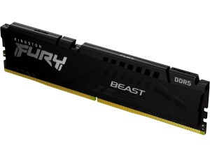 Kingston FURY Beast KF552C40BB-16 16GB (1x 16GB) DIMM System Memory, 5200MHz, DDR5, CL40, Black, Intel XMP