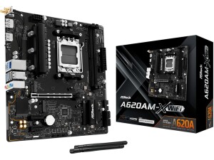 ASRock A620AM-X WIFI Amd A620a Am5 Micro Atx 2 Ddr5 Hdmi Dp Ac Wi-Fi 2.5G Lan 2X