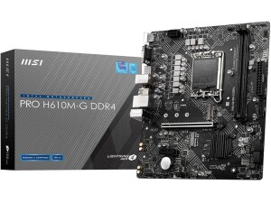 MSI motherboard Intel H610 LGA 1700 micro ATX PRO H610M-G DDR4