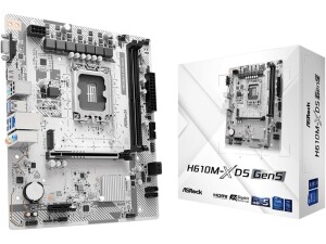 ASRock H610M-HDV/M.2 D5 GEN5 Intel 1700 Socket Motherboard Micro-Atx 2X Ddr5 Slo