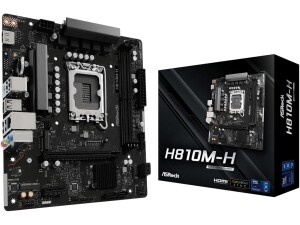 ASRock H810M-H Intel Socket 1851 Motherboard 2 X Ddr5 Dimm Slots 1 X Hyper M.2 S