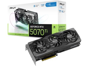 PNY GeForce RTX 5070Ti 16GB OC Triple Fan Graphics Card DLSS 4