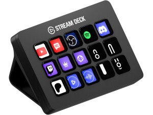 Elgato Stream Deck MK.2 - Studio Controller, 15 macro keys, trigger actions in apps and software like OBS, Twitch, YouTube and more, works with Mac and PC