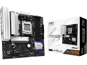 Asrock A620AM PRO RS Amd Socket Am5 Motherboard 4 X Ddr5 Dimm Slots 1 X M.2 Sock