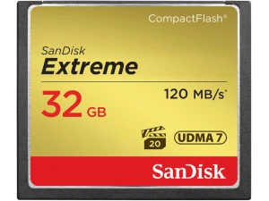 SanDisk SDCFXSB-032G-G46 CF Extreme Memory Card 32GB 120MB/S Class 10
