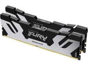 Kingston FURY Renegade KF572C38RSK2-32 32GB (2x 16GB) DIMM System Memory, 7200MHz, DDR5, Silver, Intel XMP