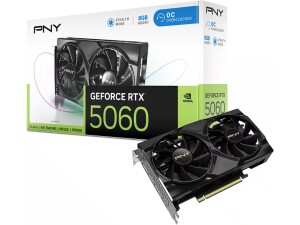 PNY Nvidia Geforce Rtx 5060 8Gb Gddr7 Graphics Card 3840 Cuda Cores 2280 Mhz Cor