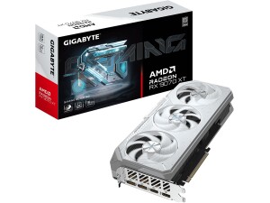 Gigabyte Radeon RX 9070 XT GAMING OC ICE 16G Graphics Card - 16GB GDDR6, 256bit, PCI-E 5.0, 3060 MHz Core Clock, 2 x DisplayPort, 2 x HDMI, GV-R907XGAMINGOCICE-16GD