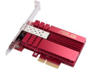 ASUS XG-C100F PCI Express 10-Gbps Gigabit Ethernet, Network Adapter PCIe 2.0/3.0 X4 SFP+ Network Card/Ethernet Card Support Fiber Optic