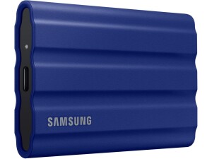 Samsung T7 Shield Portable SSD 1 TB - USB 3.2 Gen.2 External SSD Blue (MU-PE1T0R/EU)