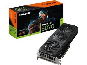 Gigabyte GeForce RTX 5070 WINDFORCE OC SFF 12G Graphics Card - 12GB GDDR7, 192bit, PCI-E 5.0, 2542 MHz Core Clock, 3 x DP 2.1a, 1 x HDMI 2.1b, NVIDIA DLSS 4, GV-N5070WF3OC-12GD