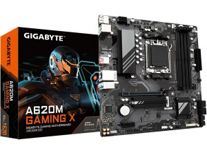 Gigabyte A620M GAMING X Motherboard - Supports AMD Ryzen 8000 CPUs, 8+2+1 Phases Digital VRM, up to 8000MHz DDR5 (OC), 1xPCIe 4.0 M.2, GbE LAN, USB 3.2 Gen 2