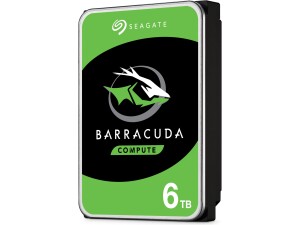 Seagate BarraCuda 6 TB Internal Hard Drive HDD-3.5 Inch SATA 6 Gb/s 5400 RPM 256 MB Cache for Computer Desktop PC (ST6000DM003)