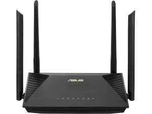 ASUS RT-AX53U (AX1800) Dual Band WiFi 6 Extendable Router, Subscription-free Network Security, Instant Guard, Parental Control, Built-in VPN, AiMesh Compatible, Gaming & Streaming, Smart Home, USB