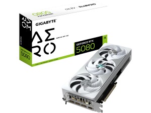 Gigabyte GeForce RTX 5080 AERO OC SFF 16G Graphics Card - 16GB GDDR7, 256bit, PCI-E 5.0, 2730MHz Core Clock, 3 x DisplayPort, 1 x HDMI, GV-N5080AERO OC-16GD