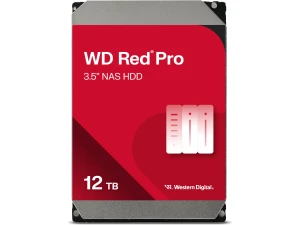WD Red Pro 12TB NAS 3.5" Internal Hard Drive - 7200 RPM, SATA 6 Gb/s, CMR, 512MB Cache