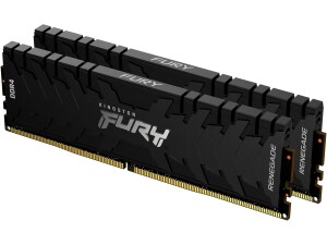 Kingston FURY Renegade 64 GB (2 x 32 GB) 3200 MHz DDR4 CL16 Desktop Memory Kit of 2 KF432C16RBK2/64