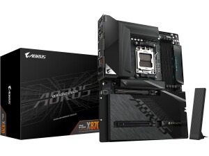 GIGABYTE X870 AORUS STEALTH Motherboard - Supports AMD Ryzen 9000 CPUs, 16+2+2 Phases Digital VRM, up to 8200Hz DDR5 (OC), 2xPCIe 5.0 + 2xPCIe 4.0, Wi-Fi 7, 5 GbE LAN, USB 4