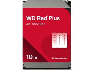 WD Red Plus 10TB NAS 3.5" Internal Hard Drive - 7200 RPM, SATA 6Gb/s, CMR, 256MB Cache