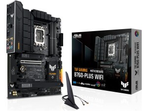 Asus TUF GAMING B760-PLUS WIFI, Intel B760, 1700, ATX, 4 DDR5, HDMI, DP, Wi-Fi 6, 2.5G LAN, PCIe5, 3x M.2, RGB