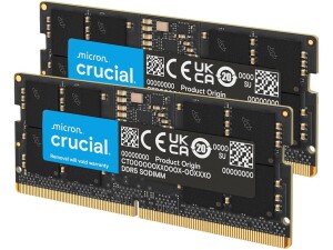 Crucial DDR5 RAM 32GB Kit (2x16GB) 5600MHz SODIMM, Laptop Computer Memory, Mini PC (or 5200MHz, 4800MHz) CL46 - CT2K16G56C46S5