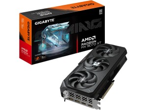 Gigabyte Radeon RX 9070 XT GAMING 16G Graphics Card - 16GB GDDR6, 256bit, PCI-E 5.0, 2970 MHz Core Clock, 2 x DisplayPort 2.1a, 2 x HDMI 2.1b, GV-R9070XTGAMING-16GD