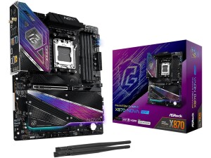 Asrock X870 NOVA WIFI Amd X870 Am5 Atx 4 Ddr5 Hdmi 2 Usb4 Wi-Fi 7 5G Lan Rgb 5X