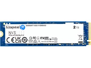 Kingston NV3 NVMe PCIe 4.0 Internal SSD 2TB M.2 2280-SNV3S/2000G